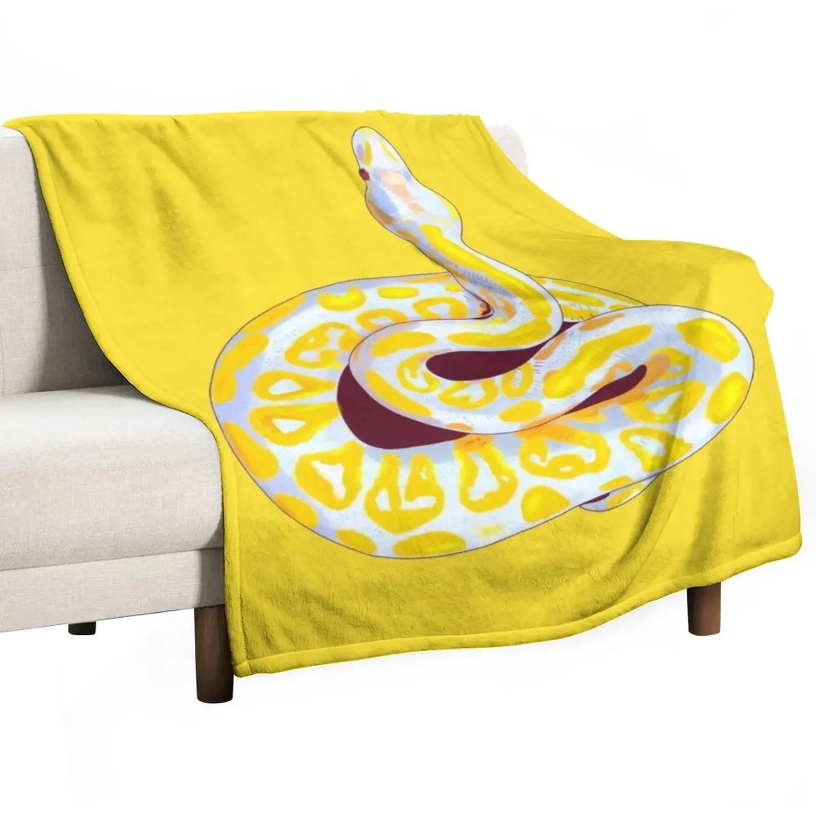 

Albino snake Throw Blanket Sofa Quilt Cute Blanket Plaid# 75X95CM серый