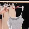 Stainless Steel Pants Hangers Non- Trouser Clips Skirt Hangers for JK Dresses