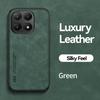 KEYSION Luxury Retro PU Leather Phone Case for Xiaomi 15T Pro Soft Silicone+PC Shockproof Phone Back Cover for Xiaomi 15T 15TPro