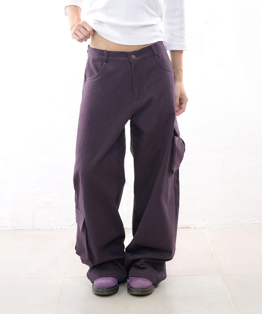 ITZAVIBE Low-Rise Side Pocket Pants