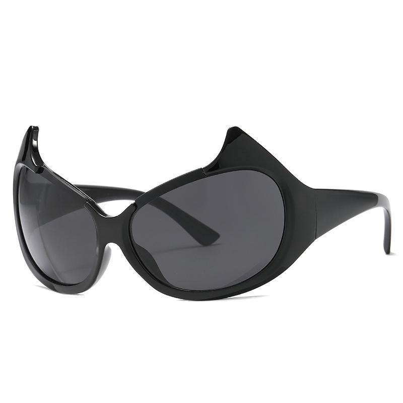 

2023 New Y2K Vintage Demon Sunglasses Women Men Fashion Funny Party Cat Eye Sun Glasses Female Halloween Shades Oculos De Sol AS PICTURE