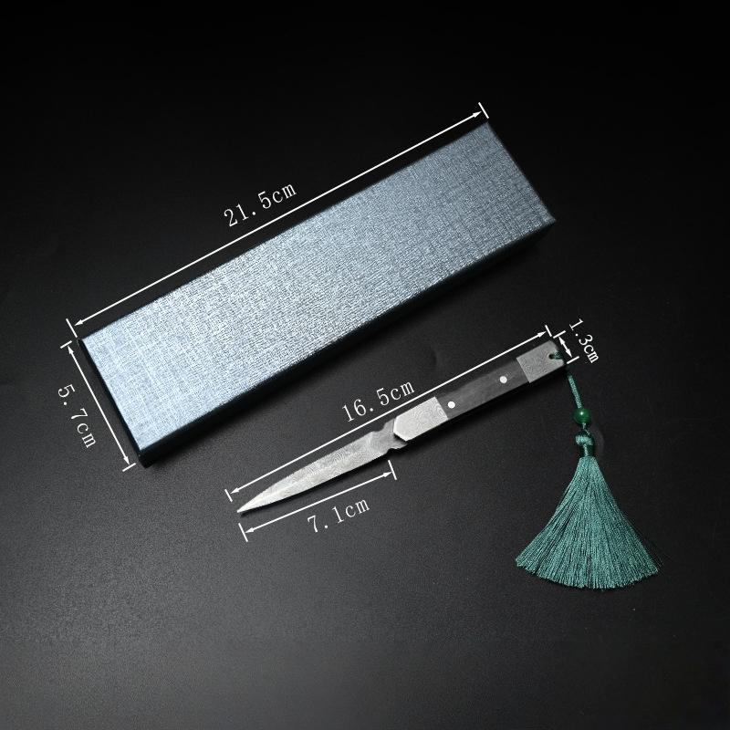 

Высококачественный нож для чая из массива дерева ручной работы, игла для чая из чистой меди, чайный набор из нержавеющей стали, чай пуэр, чайный блин, чайные инструменты 17x1.5cm