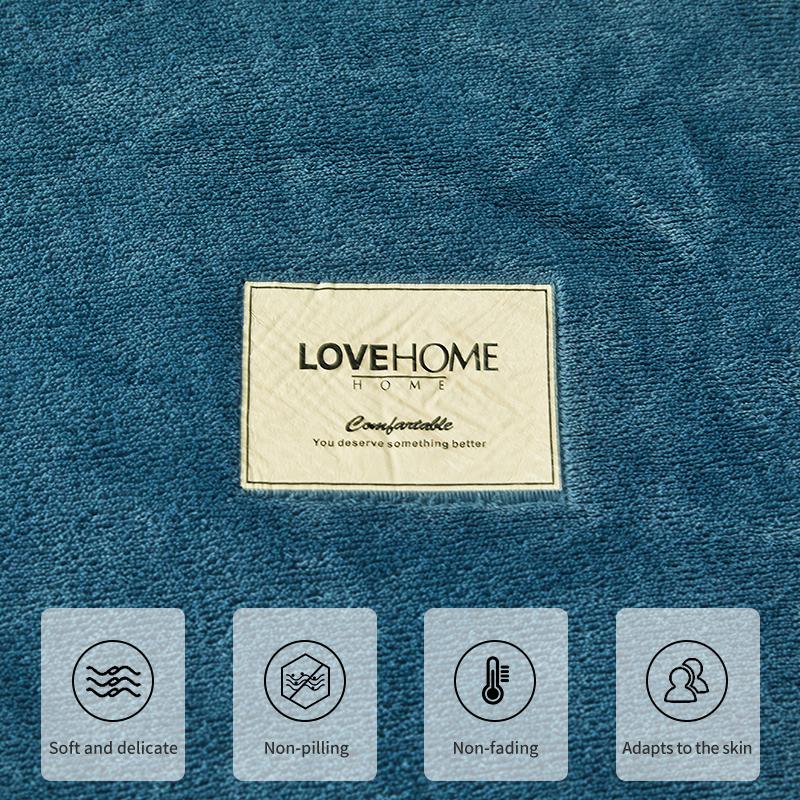 Simple Solid Color Fitted Sheet Nordic Mattress Cover Plush Bed Sheet Winter Warm Elastic Soft Bed Sheet with Elastic Band