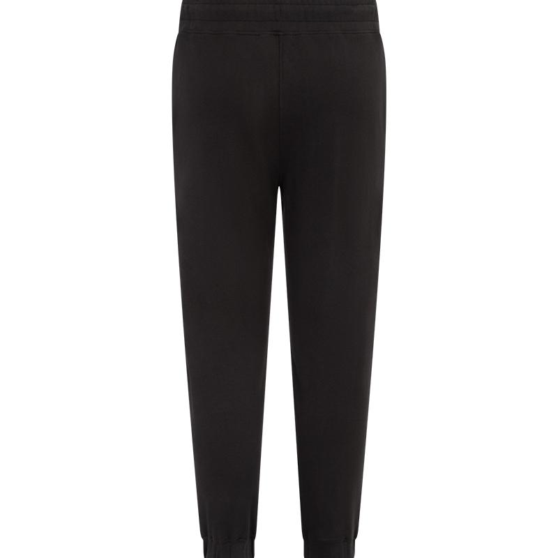 Calvin Klein Casual Letter Print Elastic Cuff Cotton Knit Sweatpants Men Bottoms Space-Black J324249BEH