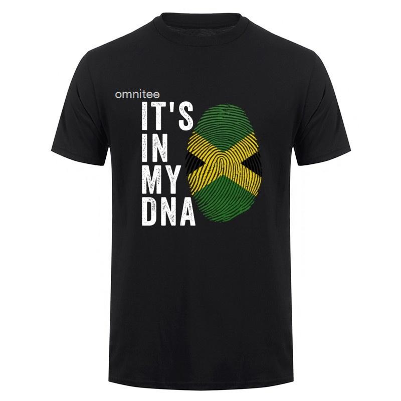 Fashion Jamaica Flag Tshirt Cotton Tshirt Funny Tops Tee Unisex Jamaican Tshirt Tees Gifts Camiseta Summer Streetwear HJ103