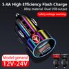 Car Charger 2 USB Ports Fast Charging Digital Display Car Accessories For Mercedes-Benz AMG W212 W220 W221 W222 W108 W126 W140 W168 W169 W176 W177