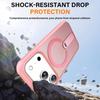 Magnetic Slim Case for iPhone 17 Pro Max/Air Invisible Kickstand Anti-Slip Shockproof Translucent Phone Cover with Strong Magnet