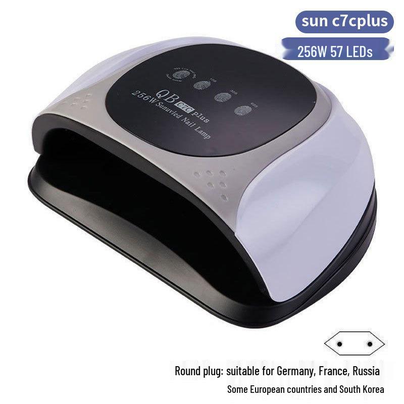 Dazzling 256W LED Nail Curing Lamp, Quick Dry Gel Lamp for Salon Use