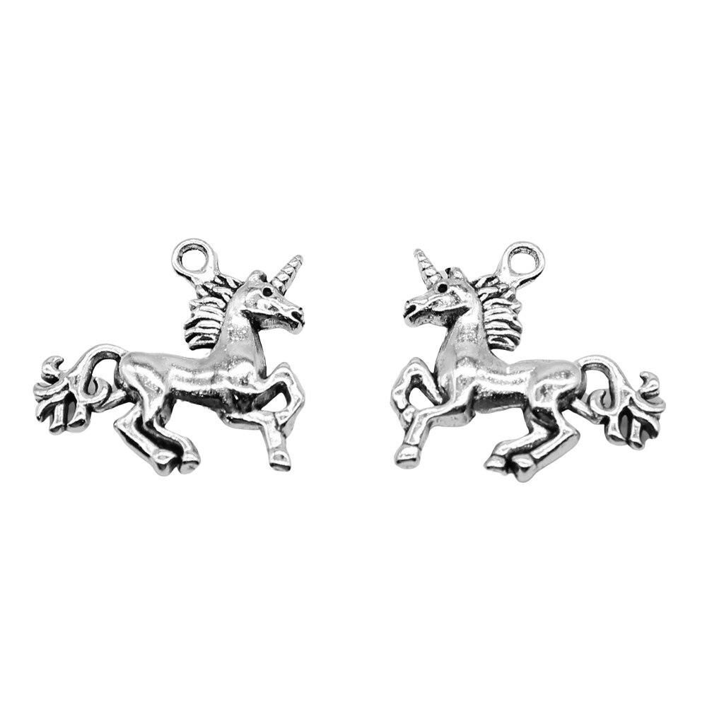 

Подвески «Счастливая лошадь» античного серебра 22x23 мм торговой марки: WYISYWG 3 предмета «Искусство и поделки для детей»