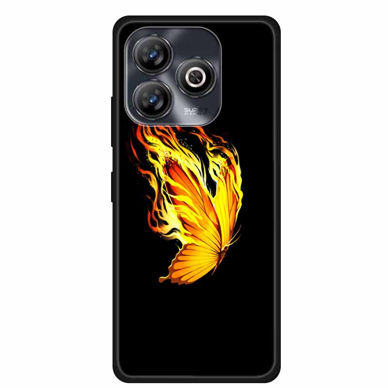 Pro ZTE BLADE A75 4G Pouzdro Zvířata Měkký Silikon TPU Pouzdra na Telefon Zadní Kryt Pro ZTE BLADEA75 Nárazuvzdorný Vlk Ochranný Cool Coque