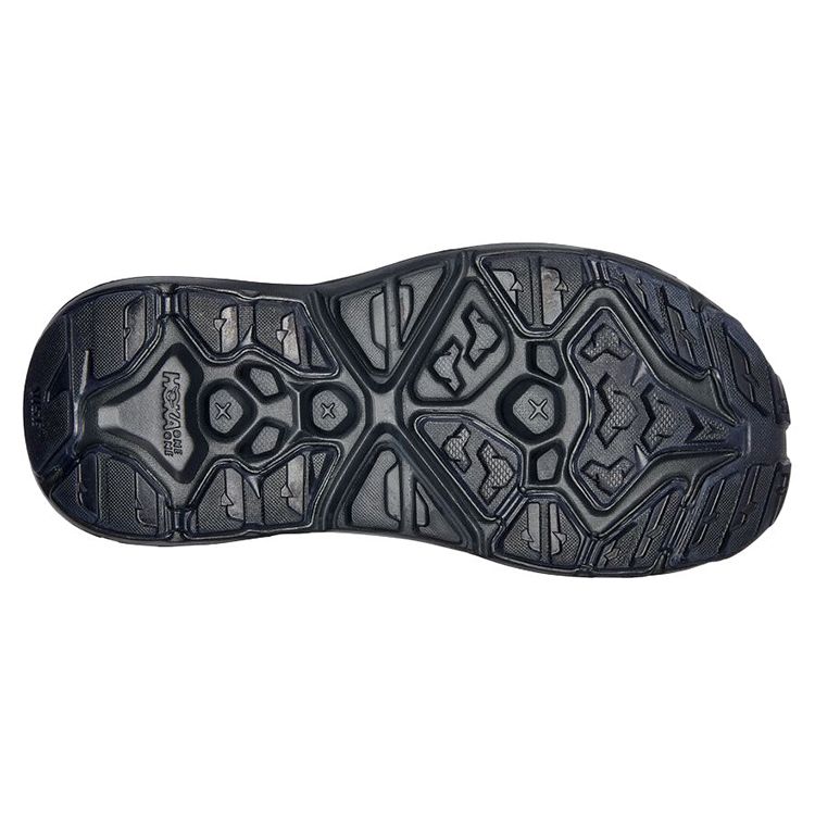 Hoka One One Hopara Series Outdoor Hiking Durable Creek Sandals Unisex Sandals Black Orange 1106534-BGPO