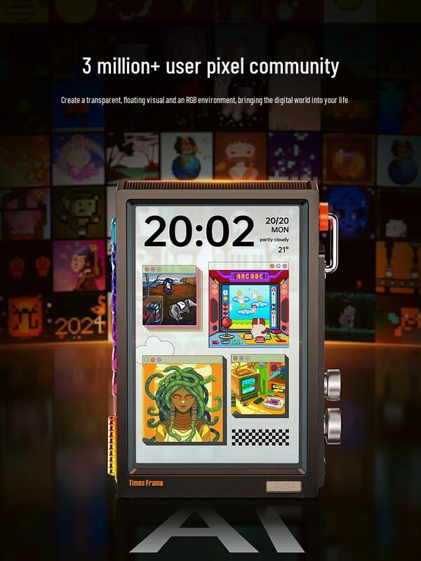 Divoom TimesFrame Transparent Electronic Photo Frame