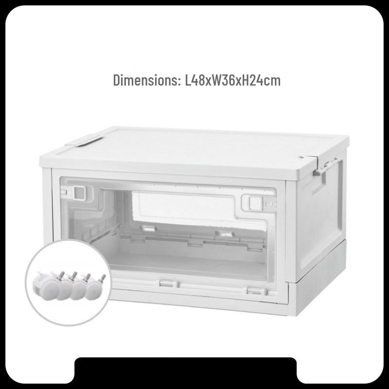 Black Outdoor Camping & Storage Folding Box - Industrial Style for Car Trunk