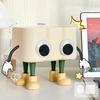 Lovely Tissue Dispenser Collection Unique Paper Storage Box Paper Box with Eyes Adorned Convenient Paper Dispenser