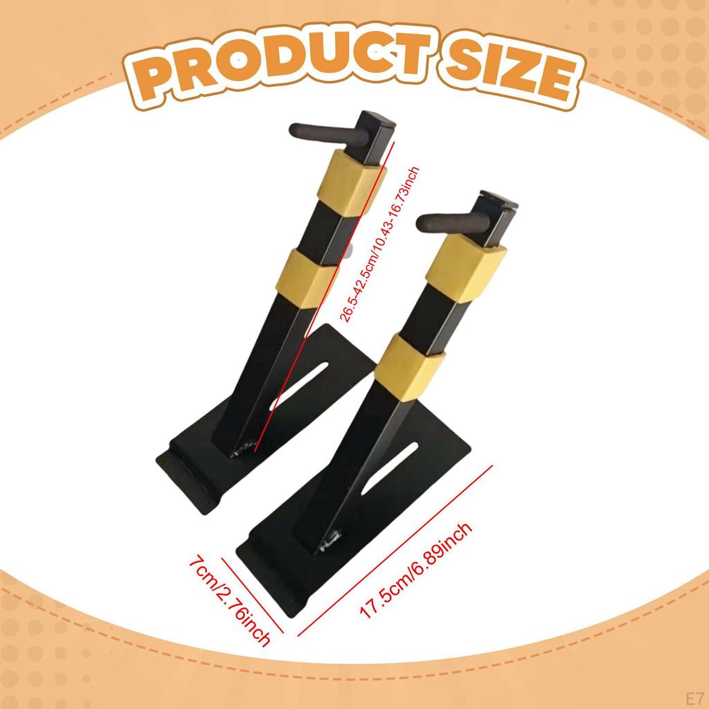 Electronic Keyboard Stand Bracket Display Rack Adjustable Easy Installation Metal Telescopic Arms