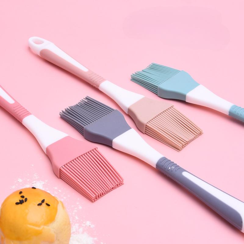 1PC Silicone Barbeque Brush Cooking BBQ Heat Resistant Oil Brushes Kitchen Supplies Bar Cake Baking Tools Utensil Supplies