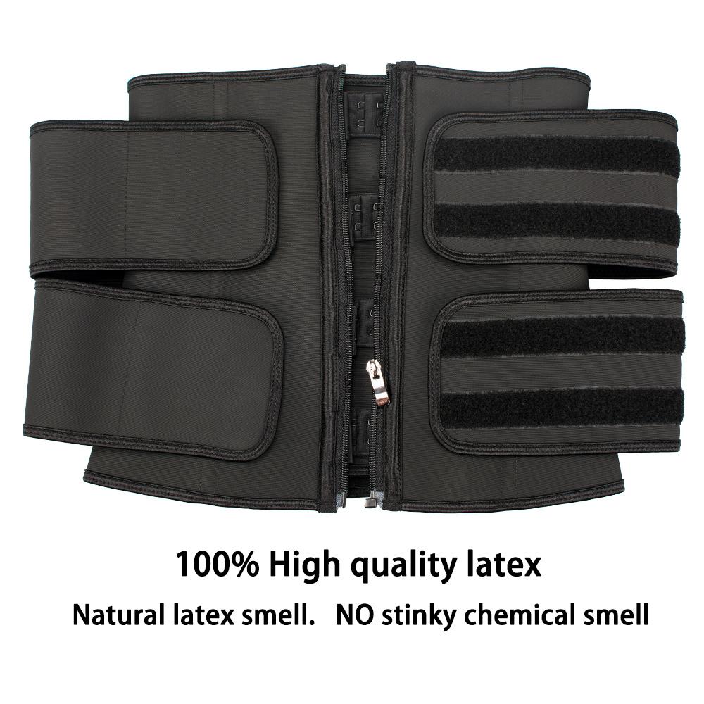 Marchio Privato Logo Lattice Doppia Cintura Gilet Cincher s Trainer Vita Corsetto Modellante Cerniera Gancio Taglie Forti Fascia di Compressione