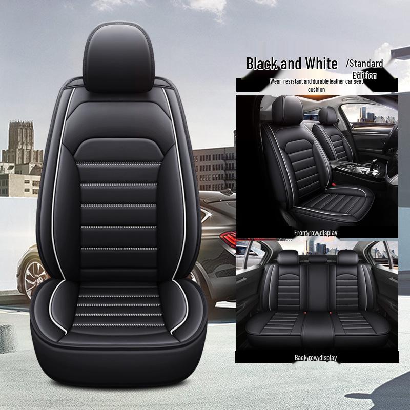 Full Surround Leather Car Seat Cover - Breathable, All-Season Comfort