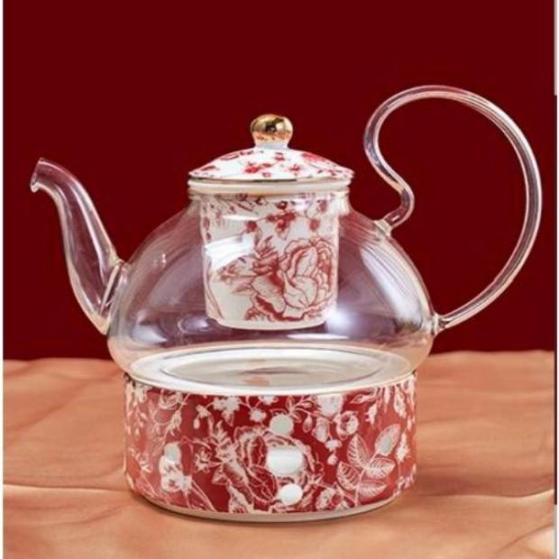 European Elegant Bone China Coffee Cups - Light Luxury Rose Design