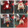 Weihnachtsmann Weihnachtsgeschenktasche Schneemann Kordelzug Handtasche Tragbare Schulter Aufbewahrungstasche Reise