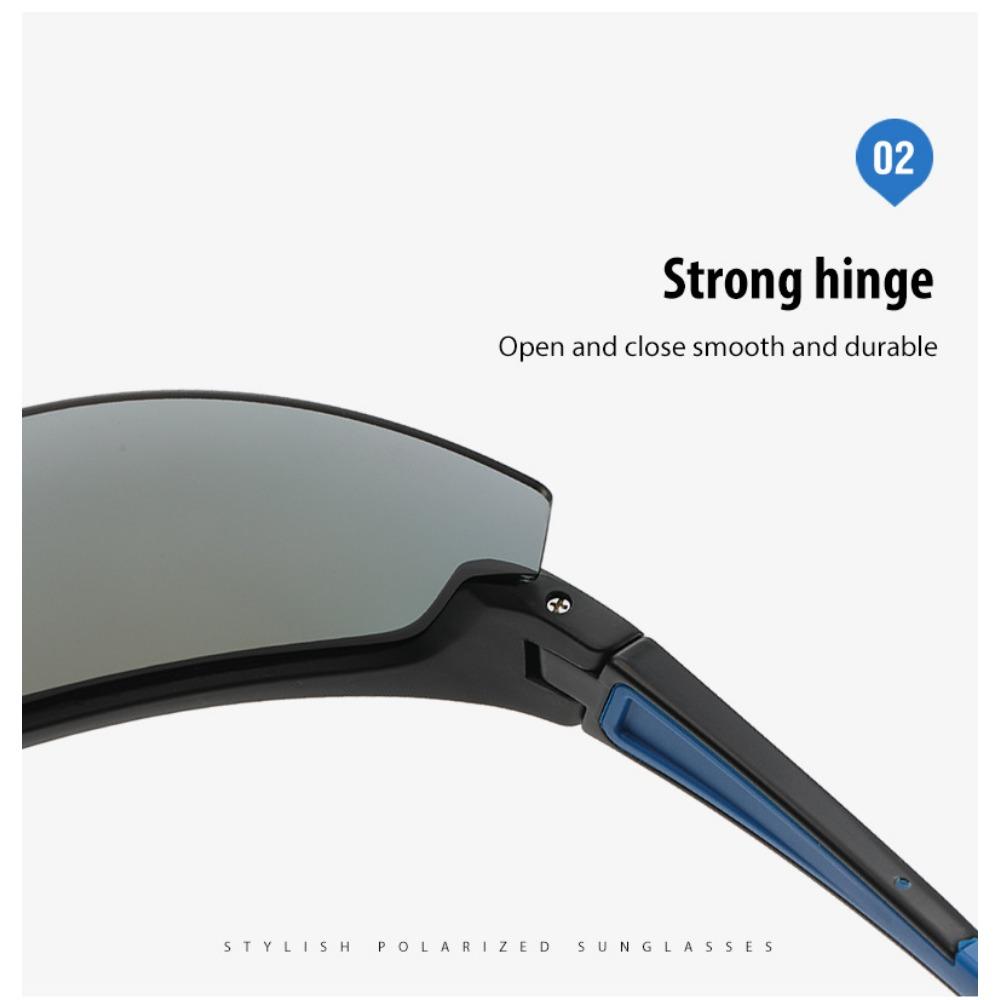 aoron Sunglasses Men's Outdoor Colorful Polarized Sunglasses Fashion Sunglasses