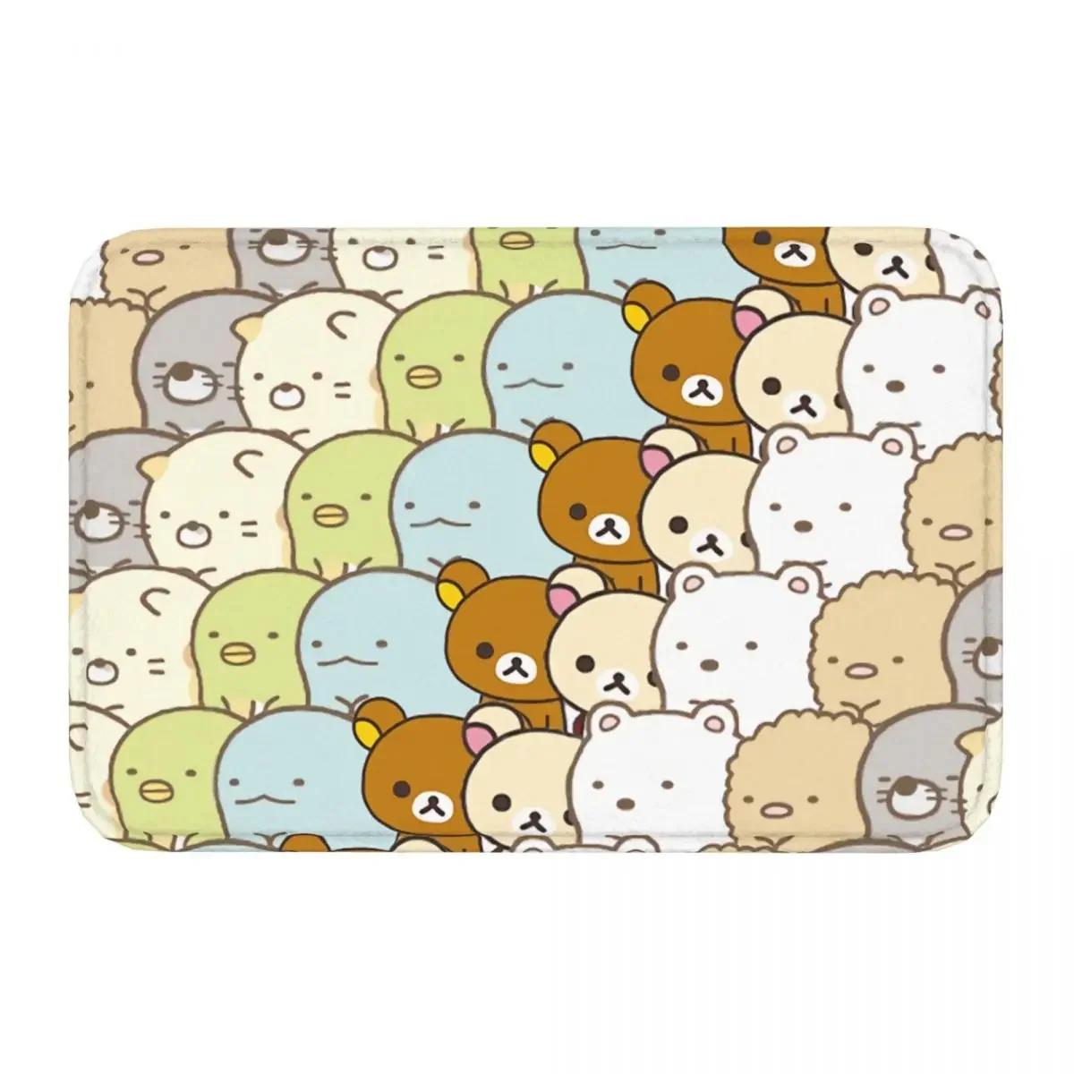 

Sumikko Gurashi Sumikkogurashi Уголок Биологический Противоскользящий Коврик Придверный Коврик Кухонный Коврик Милый Кавайный Ковер для Прихожей Входная Дверь 40cmx60cm