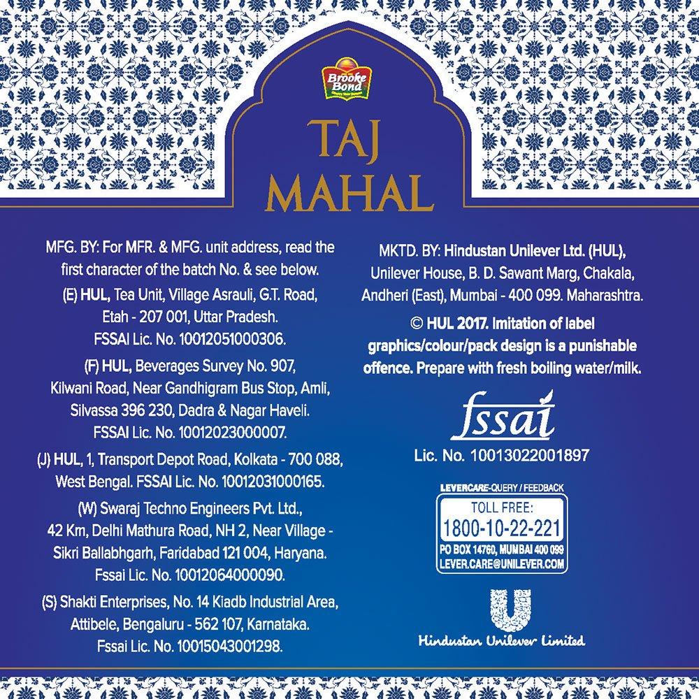 Taj Mahal Tea 250g Orange Flavoured Black Tea Premium Loose Leaf Pack Fresh Aroma