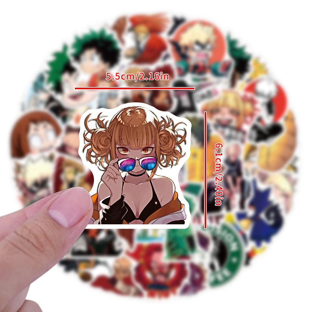 10/30/50pcs My Hero Academy Graffiti Stickers Cool Midoriya Izuku Cartoon Decals DIY Guitar Luggage Guitar Classic Anime Sticker