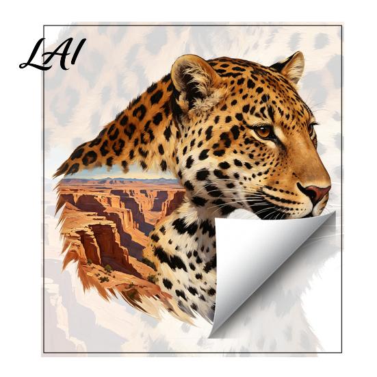 Creative Wildlife Art Stickers Animal Head Wall Sticker Peel And Stick Lion Tiger Owl Leopard Soft Decoration for Home PVC Decal Removable