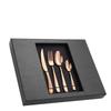 ZISIZ Star Diamond 24-Piece Stainless Steel Cutlery Set
