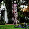 Outdoor Voice Control Animatronic Halloween Decor Scary Mummy Ghost LED Light Show Motion Activated Haunt Tech Weather Resistant