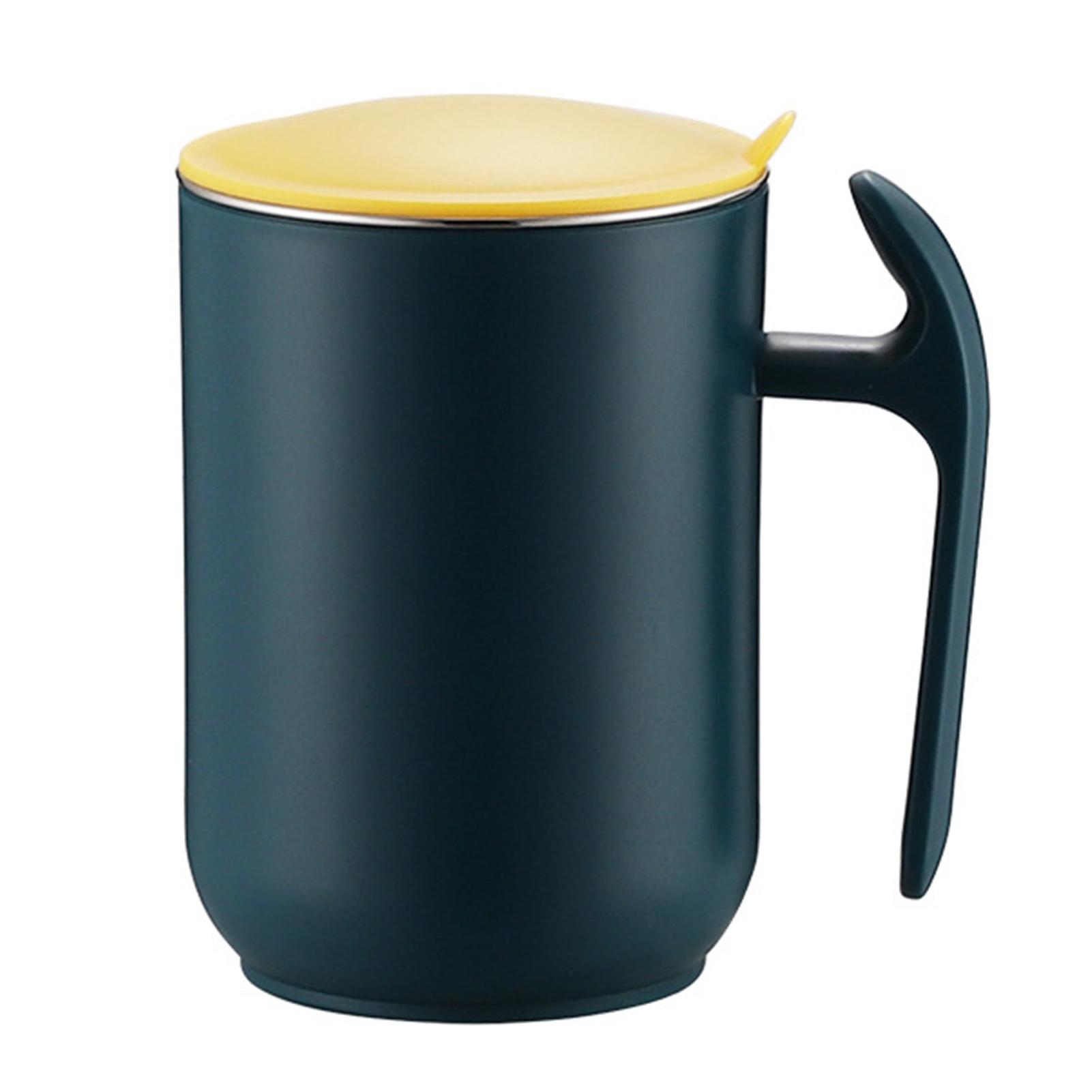 

550 мл кружки из нержавеющей стали с двойными стенками, герметичные, предотвращающие ожоги, матовые изолированные кофейные кружки 550ml синий