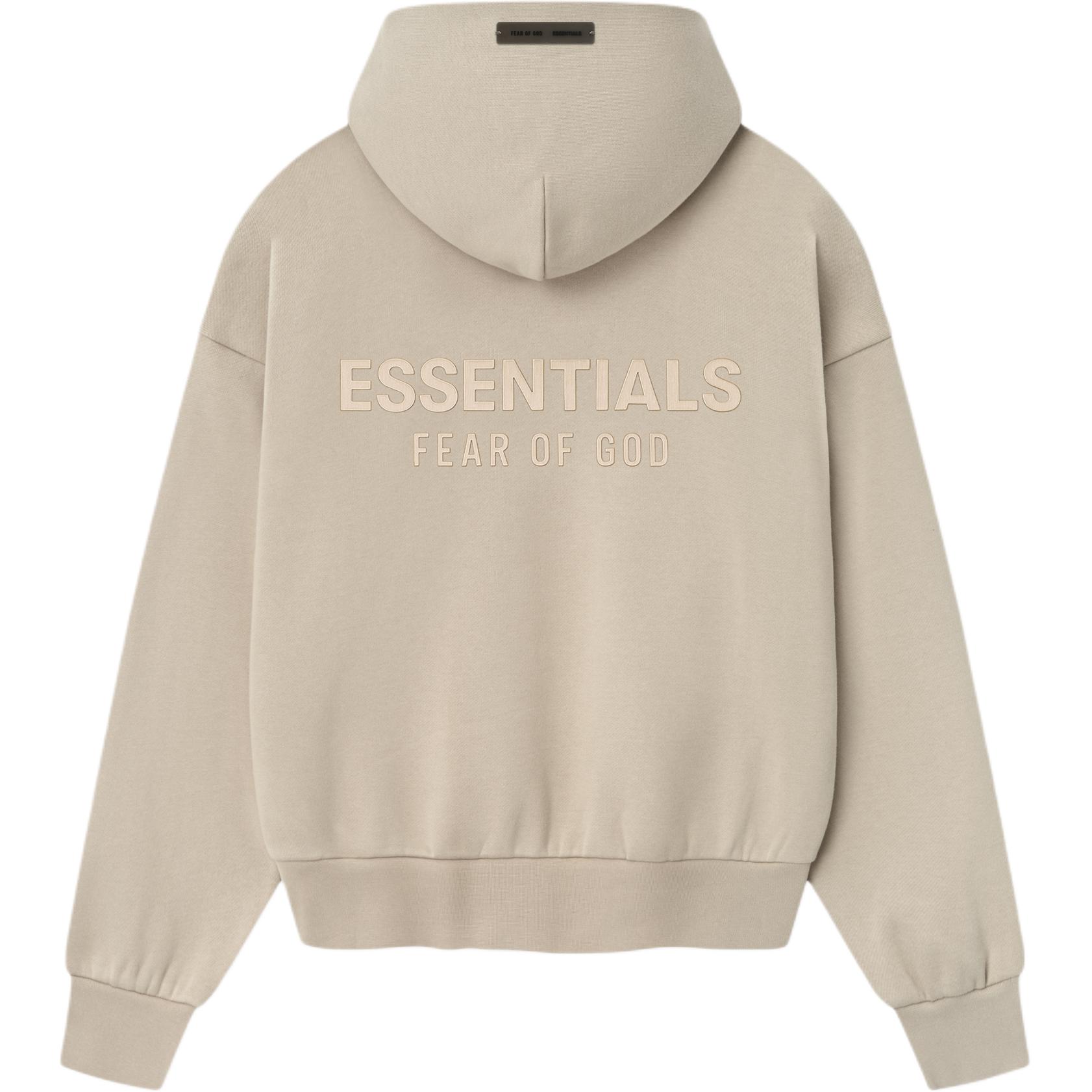 

Fear of God Essentials Classic Fleece Худи Тимбер Мужские Топы Крем 192SP252051F S