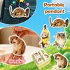 Sound Button Keychain Stress Relief Voice Toy Keyboard Fidget Keychain Stress Relief Clicker Toy Keycap Button Kids Adult Gift