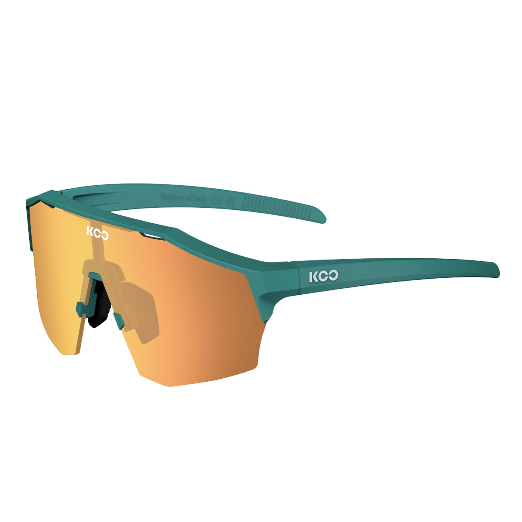 

Coo ALIBI Persian Green Large Sunglasses, Matte/Orange,