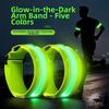 2Pcs Waterproof LED Light Armband 3 Modes Warning Wristband  Cycling Activities