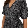 Brave Soul Womens/Ladies Flowers Wrap Dress