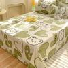 Fitted Bed Sheet Fashion Modern Household Dormitory Comfortable Skin-friendly Cartoon Bedspread King Queen Size Bedcover Ins