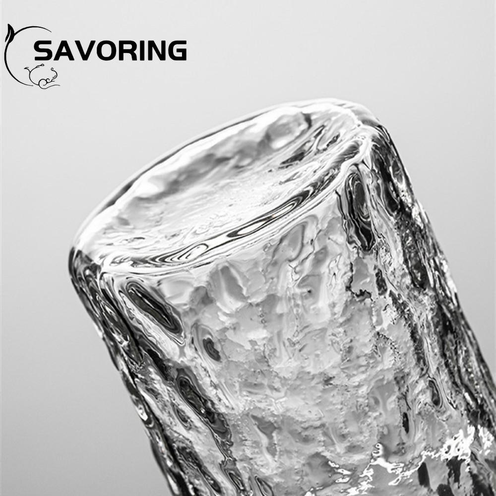 300ml Hammer Pattern Glass Justice Cup Kung Fu Tea Set Supplies Transparent Divide Tea Chahai Household Tea Ceremony