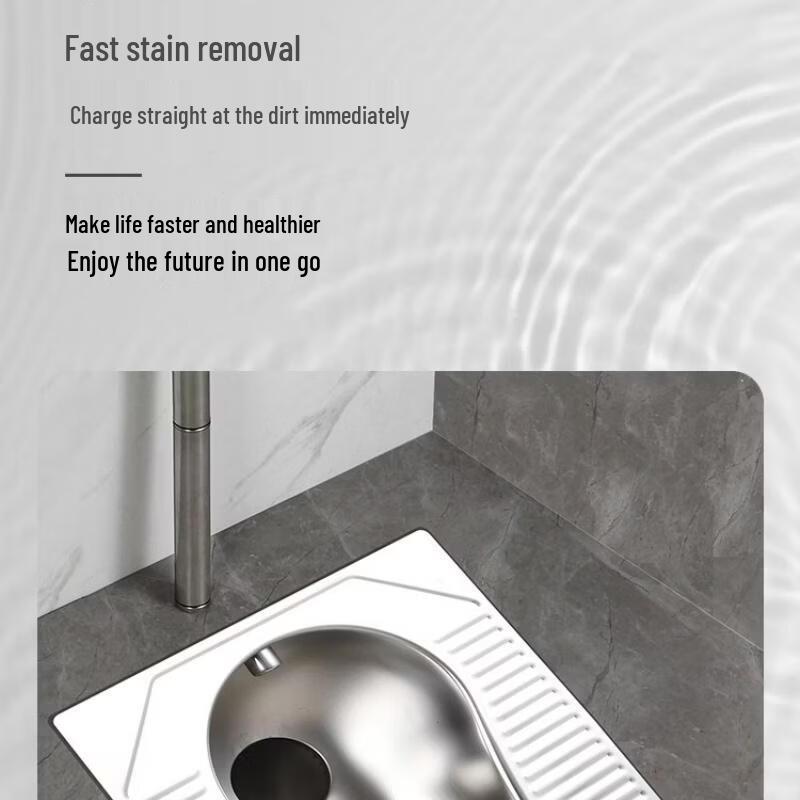 ZLIII Stainless Steel Squat Toilet