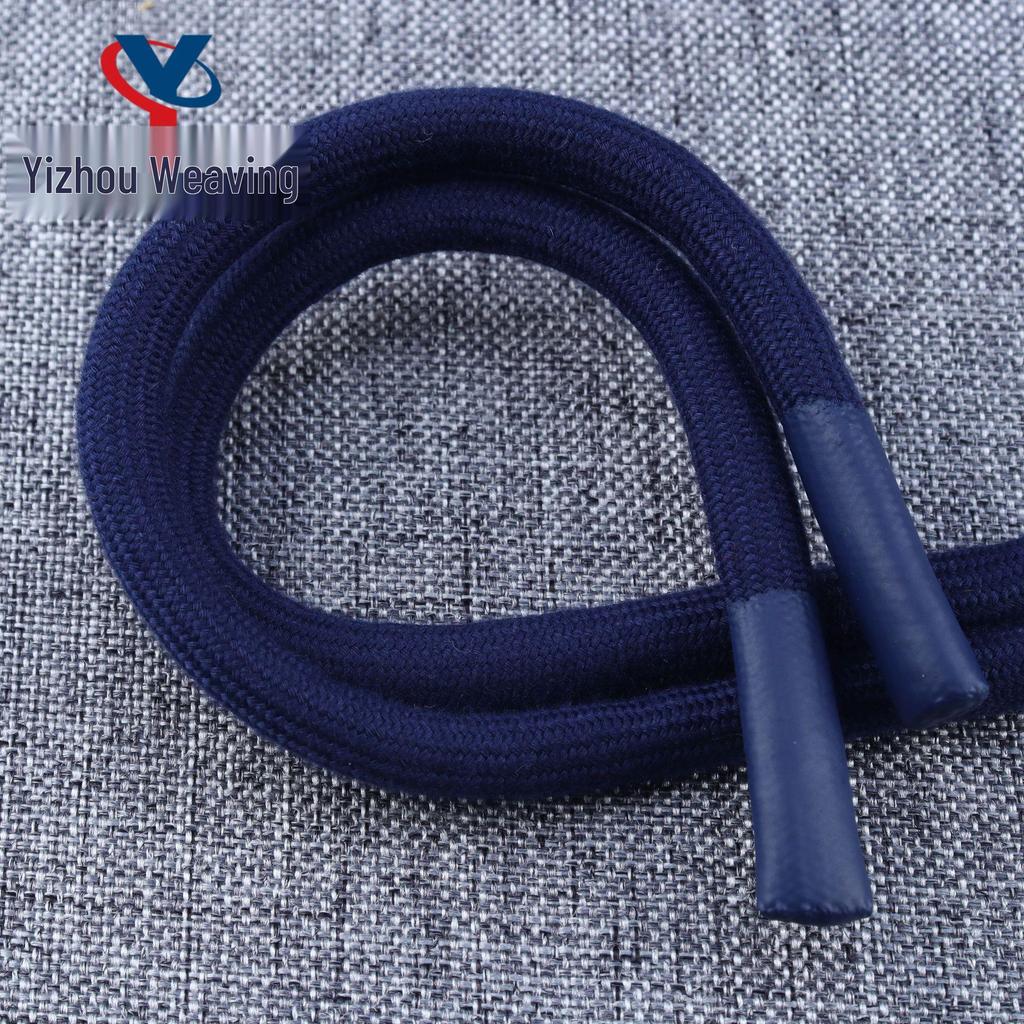 20-Color 8MM Resin Tip Drawstring for Hoodies & Sports Pants - Polyester Cotton Blend