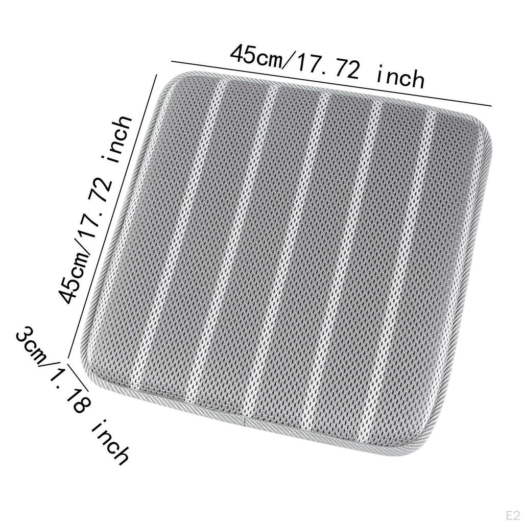 Stripe Cushion Chair Reusable Professional Decorative Easy to Clean Creative Multifunctional