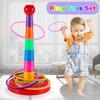 Children Throw Circle Game Ferrule Stacked Toys Fun Indoor Outdoor Parent-Child Interactive Circle Layers Early Education Gift