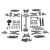 Metal Upgrade Swing Arm Steering Cup Linkage Shock Absorber Kit WLtoys 1/18 A959 A949 A969 A979 K929 RC Car Parts