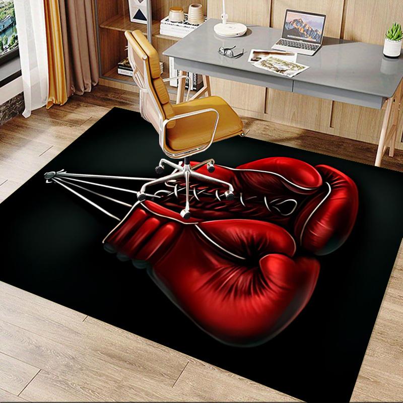 1pc boxing gloves Carpet, Office Rug Outdoor Mat Home Decor Area Carpet Festival
