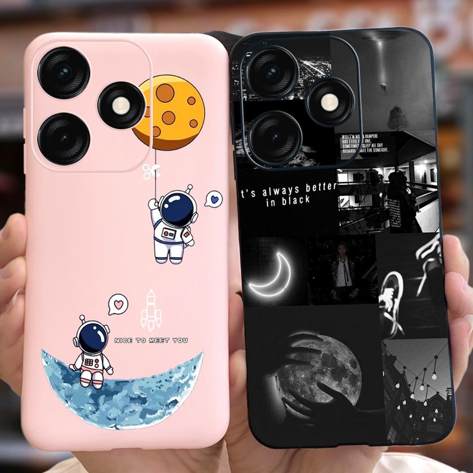 For Tecno Spark 20C Case BG7n Cute Dinosaur Cartoon Cover Soft Silicone Phone Case For Tecno Spark 20 Pro Spark20 C Shell Bumper