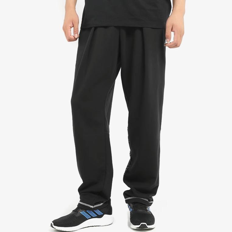 Adidas Sports Lifestyle Series Logo Warm Windproof Straight Leg Casual Pants Men Pants Black DV1009