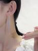 Baby's Breath Tassel Earrings: Light Luxury, Slimming Design, 2025 Trendy Anti-Loss Jewelry for Women
