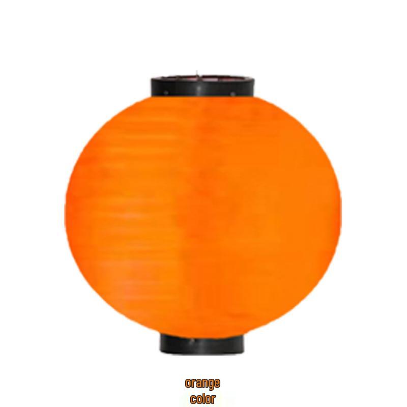Big Red Waterproof Lantern with Lights: Winter Melon Silk Cloth, Ideal for Outdoor Decor, Trees, Courtyards, Parks, or Dance Props
