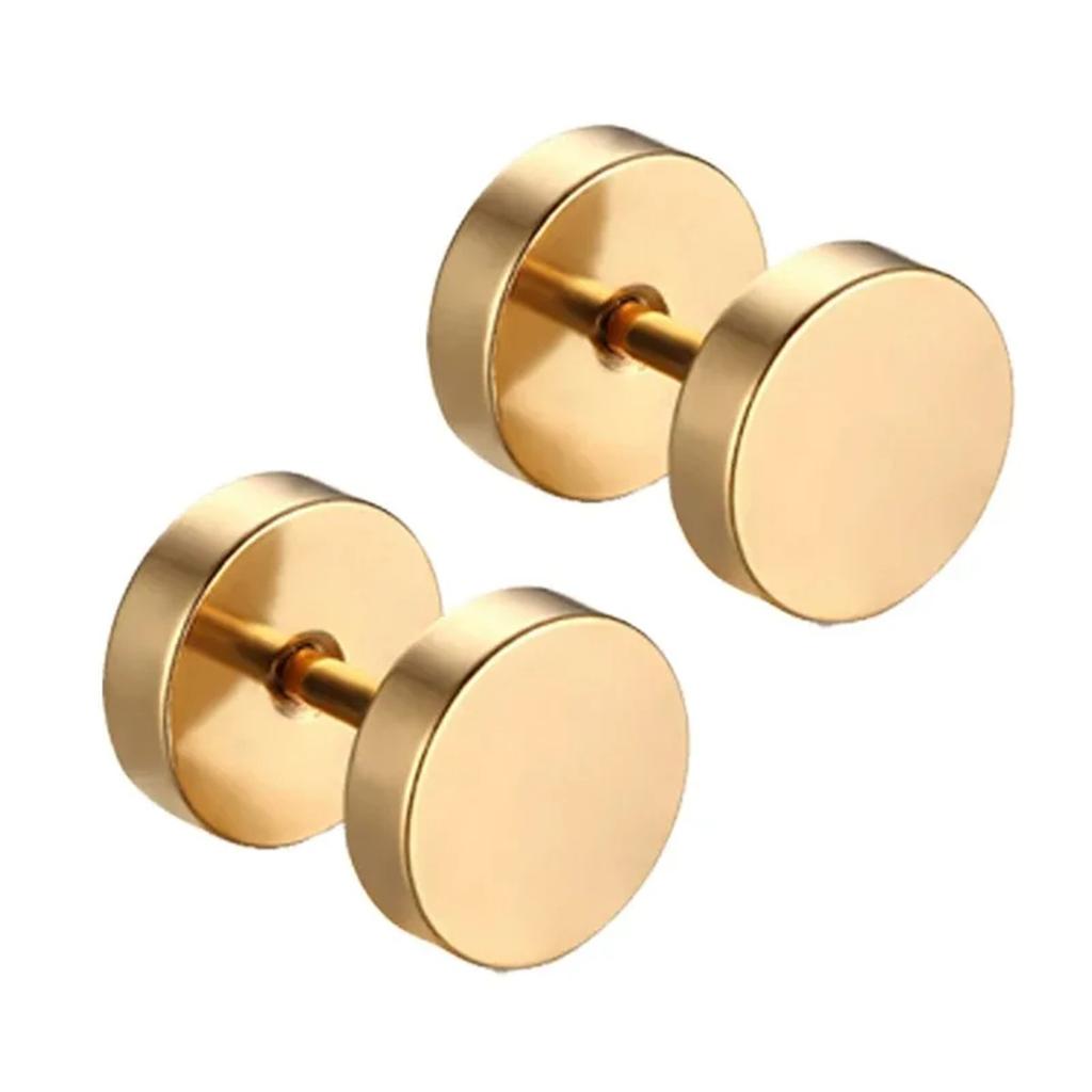 1/15Paar Punk Cool Gothic Edelstahl Steckerohrringe Set für Männer Frauen, Mode Tragus Knorpel Daith Helix Piercing Schmuck
